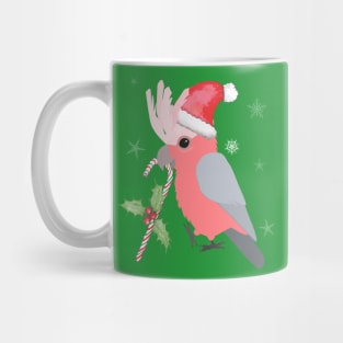 A cute Christmas galah cockatoo Mug